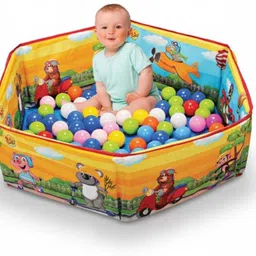 kv creation Ball Pool with 50 Colour-Full Balls Kids Play Tent House for 6M+ Girls and Boys-picture-36
