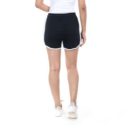 styleaone Printed Women Black Hotpants, Night Shorts, Gym Shorts, Cycling Shorts, Running Shorts, Sports Shorts image 2
