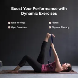 dreampalace india Yoga Foam Block Fitness Bricks and Yoga Belt Yoga Blocks image 3