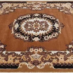 samjeeda handloom carpets Brown Silk Carpet image 3