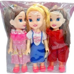 ak industry Baby Triplet Girl Sisters Doll Set for Kids,(6.5 Inches, Multicolour)3pcs-picture-28