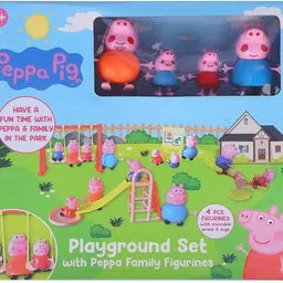 niyamat Pig Family Playground Fun Playtime Set 4 Pcs Figurines-picture-22