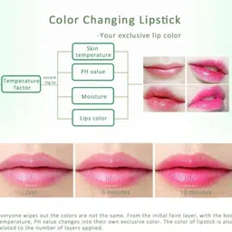 seung Long Lasting Flower Lipstick Jelly Flower Transparent Color Changing Lipstick-Nw image 3