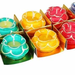twinkle enterprise Decorative Matki Diyas/Colourful Diya Set/Diya for Diwali Candle Candle image 4