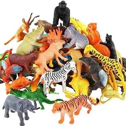 komalsg Forest Animal Toys for Kids Wild Zoo Animals Set Toys for Boys and Girls-picture-22