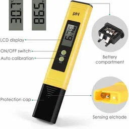 ampereus ±0.1Ph 0.6" LCD Mini Digital Pen Style pH-Meter and TDS Meter ±0.1Ph 0.6" Combo Set Digital TDS Meter image 4
