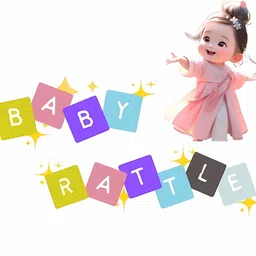 tedbee Set Of 7 Plastic Non Toxic Standard Rattles For New Borns, Baby,Kid_03 Rattle image 5