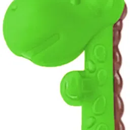 mahikrite Baby Giraffe Teether Non-Toxic BPA-Free Silicone Safe and Flexible Teething Toy Teether image 3