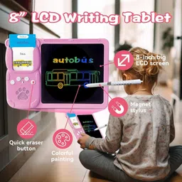 kartasya Talking Flash Cards Writing Tablet Educational Speech Toys for 3-8 Year Toddlers image 5