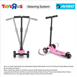 bbg FK_Foldable Scooter & Height Adjustable | CAP : 50 KG | AGE 5-10 YRS image 3