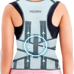 azorix Posture Corrector Belt for Men & Women Full Back Support Belt Straight Back / Lumbar Support-picture-18