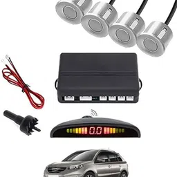 peeps store Universal 4 Silver Reverse Parking Sensor-PS25A477 Universal 4 Silver Reverse Parking Sensor-PS25A477 Parking Sensor-picture-15
