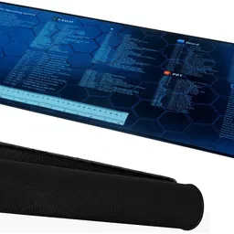 Gitesh Keyboard Pad with Office Excel Software Shortcuts Key Patterns Non Slip Base Mousepad image 1