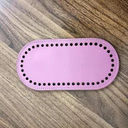 tia Leather Base for Handbag,Purse Made ofLeatherette with Stitched(Oval-8x4In.-2Pc) Waterproof Shoulder Bag-picture-21
