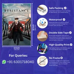 art recall Resistance Movie Poster Photographic Paper image 5