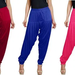 ikhlas Viscose Rayon Solid Patiala-picture-38