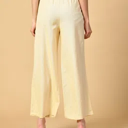 pretty loving thing Women Regular Fit Beige Viscose Rayon Trousers image 2