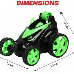 power drive 360° Rotating RC Stunt Car, LED Lights and Sound Effects, Remote Control Vehicle image 2