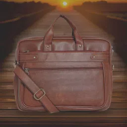 jairaj Men & Women Tan Messenger Bag image 1