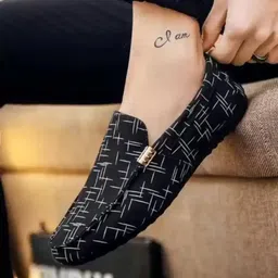 braylon Outdoor,Riding,Casual For Men (BLACK)) Loafers For Men image 3