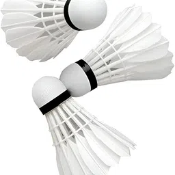 krishav trading Feather Shuttles 10pc Feather Shuttle - White image 5