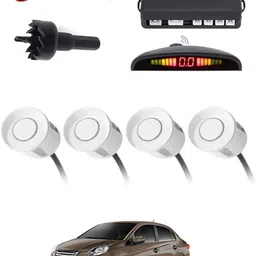 zplus 4White Parking Sensor With LED Display Increased Safety For Car-18 Safety of Passengers/Car One Alarm Kit-1597 Parking Sensor-picture-24