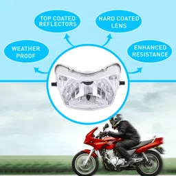 uno minda Halogen Headlight for TVS Jupiter image 5