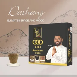 zed black 3-IN-1 Sambrani Cup for Pooja for Everyday Use, 12Cups in Each Pack Dhoop image 4