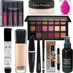 Professional Waterproof Bridal Makeup Combo Kit Set For Women-image-5