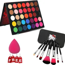 urbanucanbe Color Studio Eyeshadow Palette With Brushes Set And Beauty Blender-picture-13