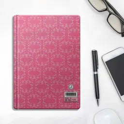 jhingalala Flamingo Love Hard Bound Undated A5 Diary Notebook (20 X 14.5 CM, 80 GSM, 190 Ruled Perforated Pages) Diary for Writing, Gift for Friend, Personal Diary A5 Notebook Ruled 190 Pages image 2