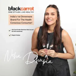 blackcarrot (Set Of 6) Silver Luxe 304 Food Grade Stainless Steel Silver Spoon image 5