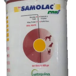 vetoquinol Samolac Pro Weaning Food Supplement Vanilla 400 gm Pet First Aid Kit-picture-20
