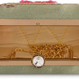 for the beautiful you Party Light Green Clutch image 5