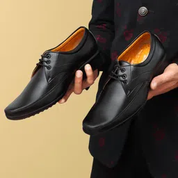 Groofer Mne,s best Fashion official Formal Shoes Lace Up For Men image 3