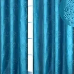 quibble 152 cm (5 ft) Polyester Semi Transparent Window Curtain (Pack Of 2) image 2