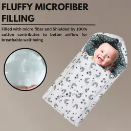 baby pair 3-in-1 Baby Sleeping Bag, Carry Bag & Bed Nest – Soft Cotton for Newborns Sleeping Bag image 5