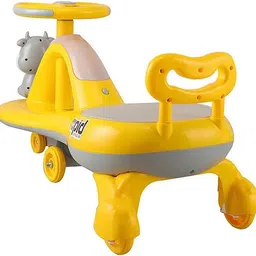 joyride Premium Panda Rapid Swing Car |Dashing Lights Music Rideons & Wagons Non Battery image 5