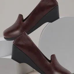 ladies hub Comfortable Stylish winter Formal Casual Leather Moccasins Loafer Shoes Mocassin For Women image 5