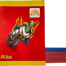 gs store Prakesh Semi-Rough A4 Notebook Rulled 300 Pages-picture-13
