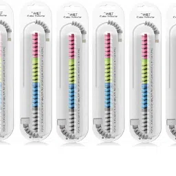 Jape Spiral Charger Cable Protector Data Cable Saver Charging Cord Protective Cable Cover Colourful Combo Pack of 10 Cable Protector-picture-11