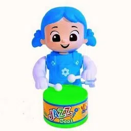 primefair Doreman Drum Pad Toy with Drumming and Dancing Action for Kids Baby Rattle Toy image 4