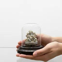 et jewellers SILVER GANESHA IDOL Decorative Showpiece - 7 cm-picture-26