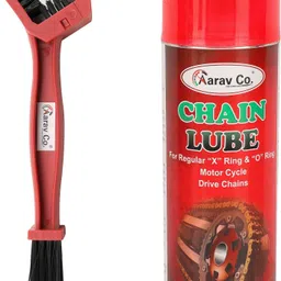 Chain Lube Spray 500ml + 1 Unit Red Chain Cleaning Brush Chain Oil-image-13