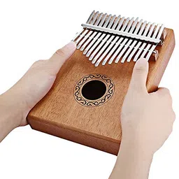 SG Musical Thumb Piano 21 Keys Musical Instrument Kalimba with Engraved Notes image 1