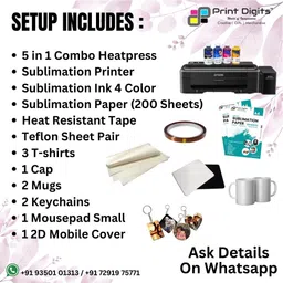 print digits 5 in 1 Combo heavy duty machine full setup with Printer 3D Printer image 5