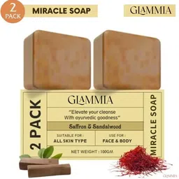 glammia Saffron Sandalwood Soap | Ensures Shining Face-picture-14