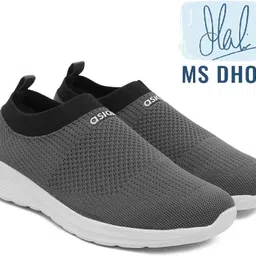 asian Elasto-03 Running shoes for boys | laceless sports shoes for men | Latest Stylish Casual sneakers for men without laces | Slip on grey shoes for running, walking, gym, trekking & party Walking Shoes For Men-picture-13