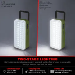 vr bright lite Rechargeable Mini Table top emergency Light Lantern_VRBL15 4 hrs Bulb Emergency Light image 5