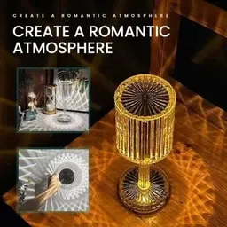nkl New LED Diamond Table Lamp 16 Color Changing Light With Remote 620 Table Lamp image 5